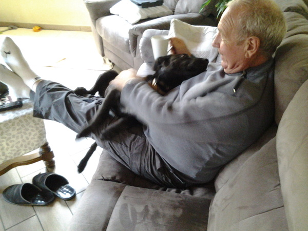 knuffelmoment, Ioki en papa