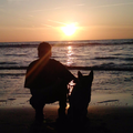 Samen op het strand